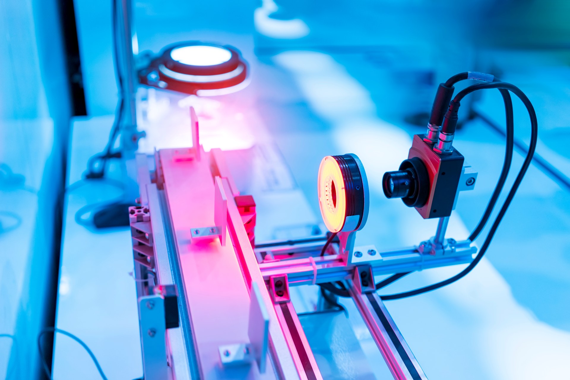 Robotic vision sensor camera system in phone intellegence factory