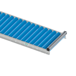 Leichtlaufrollenbahn - Endanschlagsprofil Aluminium 40x40 mm